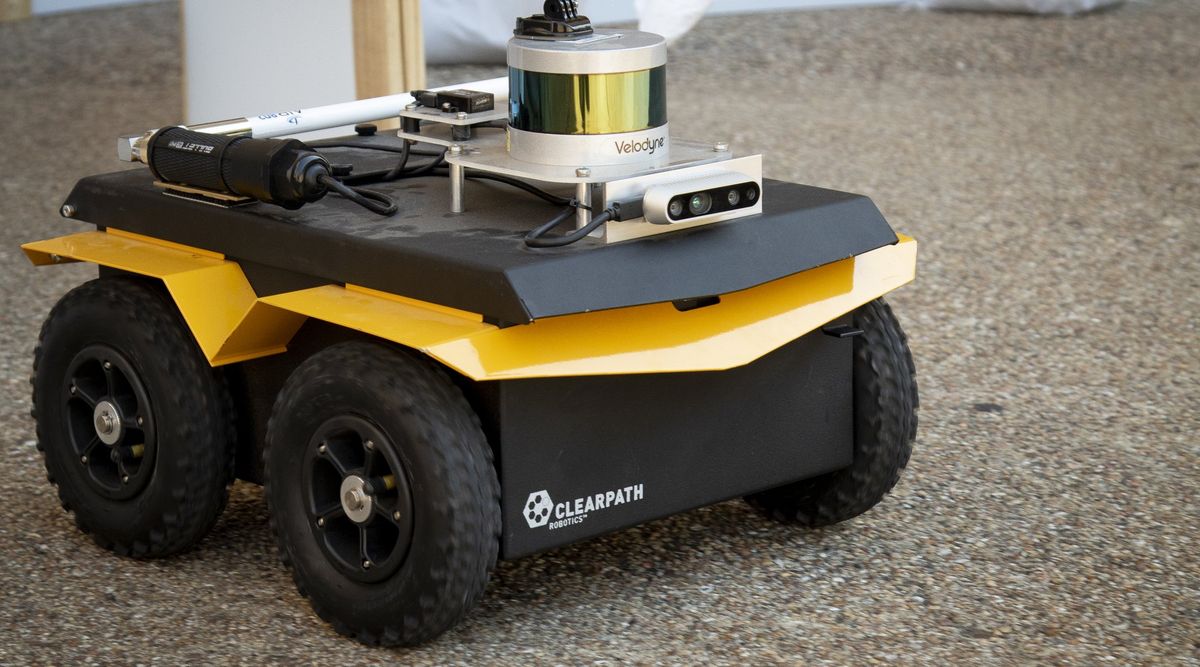 Ampfer-Jagd auf der Bio-Weide: Lübecker Roboter kartiert Unkraut