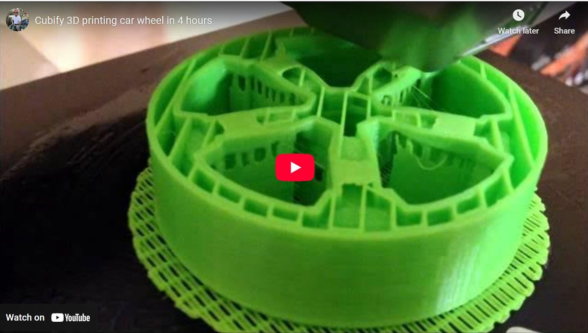 Ein 3D-Drucker bei der Arbeit