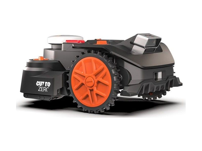 Freigestellter Mähroboter WR306E in Schrägansicht von vorn