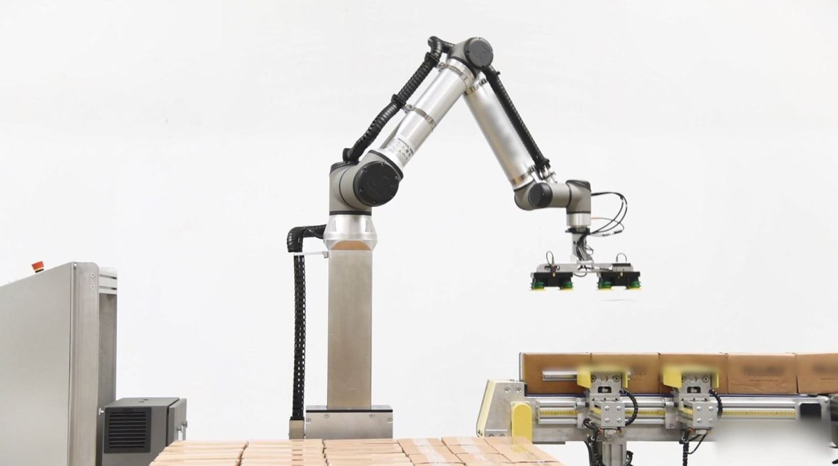 Palettieren mit dem Cobot: Was ein Robotiq-Anwenderbeispiel zeigt
