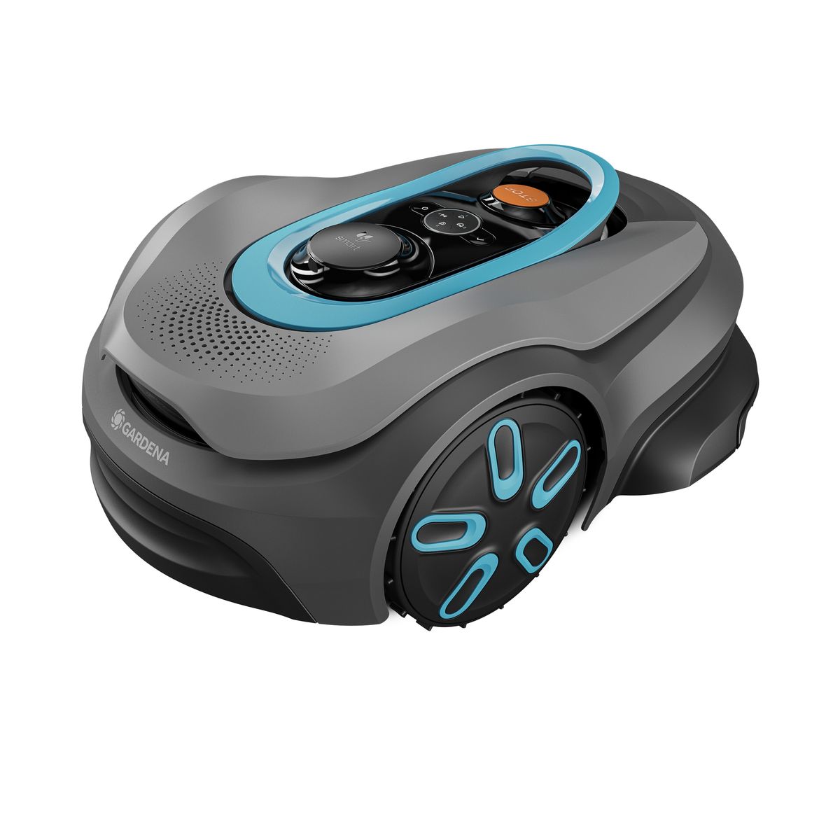 Draufsicht auf den Gardena smart SILENO sense 400