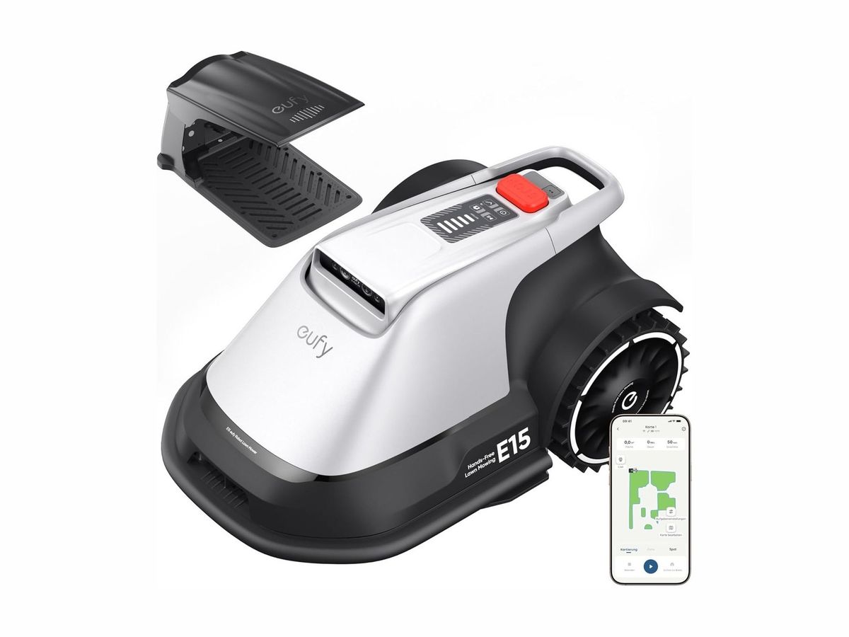 eufy E15: Packshot mit Garage
