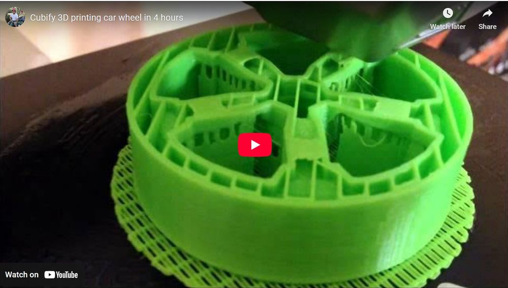 Ein 3D-Drucker bei der Arbeit