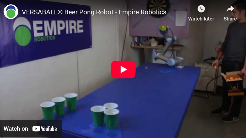 Bier Pong – jetzt auch für Roboter