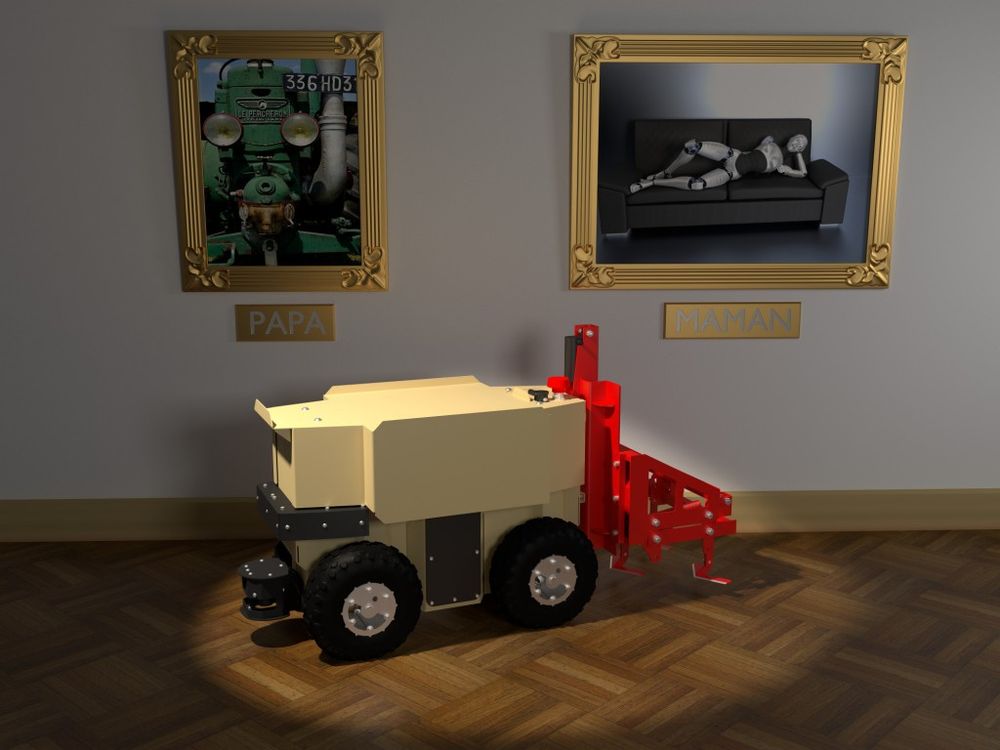 Der „Oz“ ist halb Traktor und halb Roboter