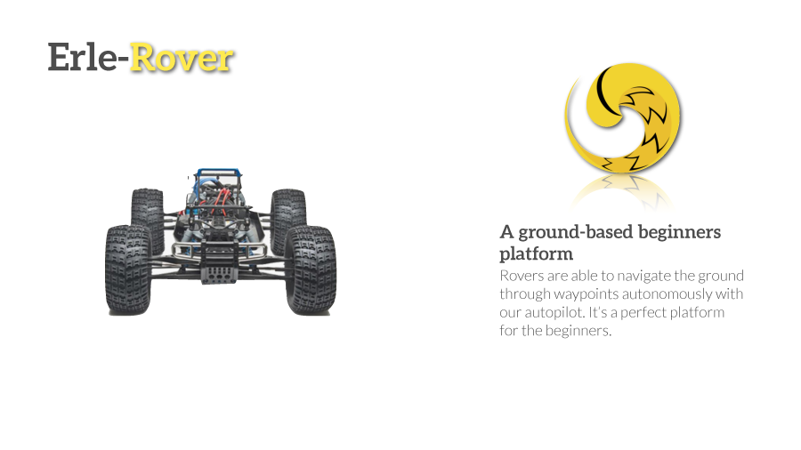Dank des Autopiloten ist der Erle-Rover in der Lage, völlig autonome Manöver auszuführen