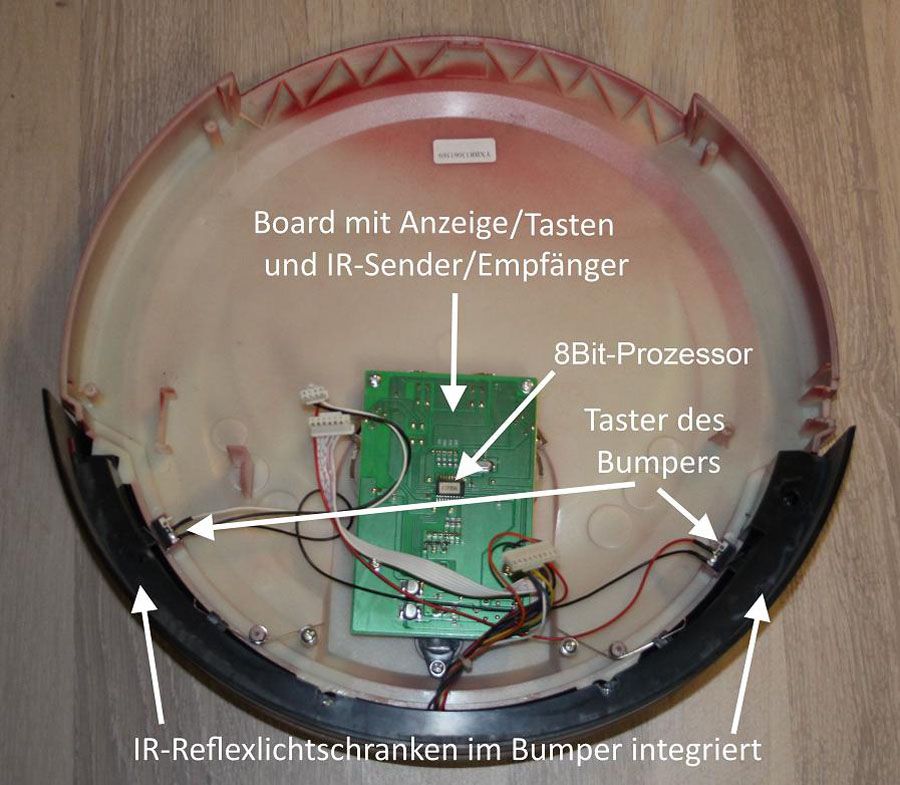 Das Oberteil des Sichler PCR-3350UV von innen betrachtet